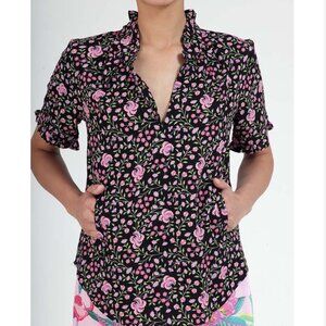 Banjanan Ebisu Top Pansy Black